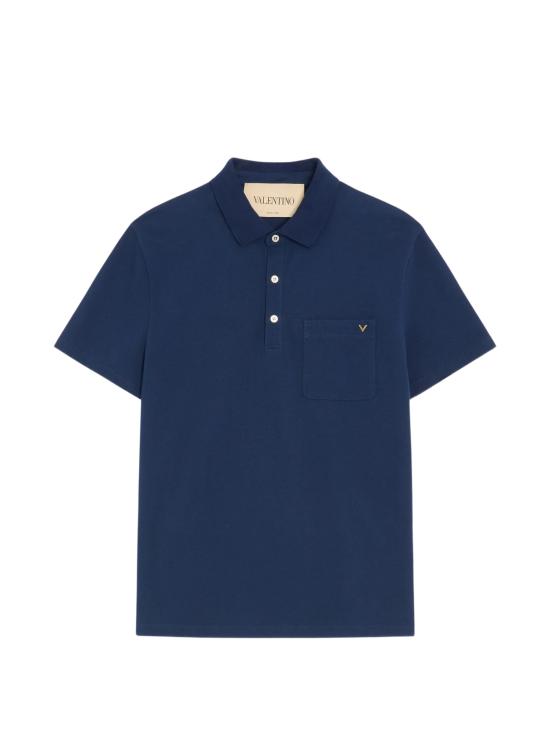 26FW 발렌티노 가라바니 반팔 티셔츠 VMH04VBMD D51 NAVY