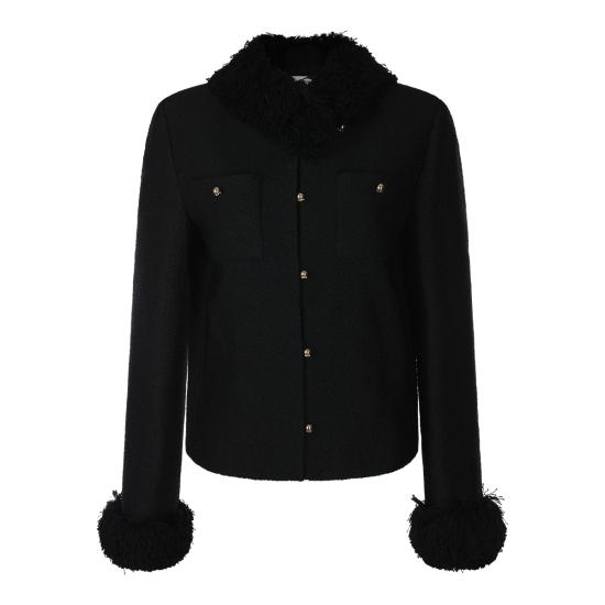 26FW 셀린느 샤세르 재킷 RV1OP3D68 38NO BLACK