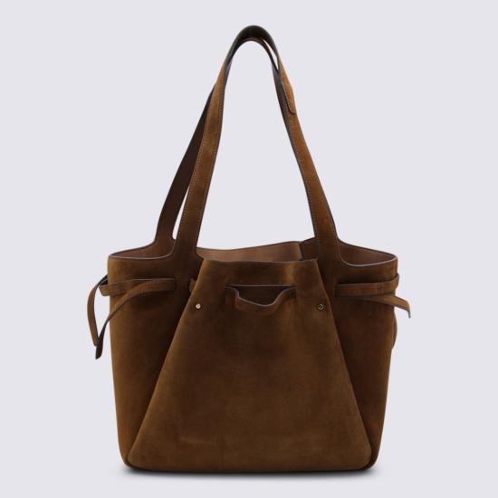 26FW 토리버치 로미 라지 토트 백 178158200 Brown - TORY BURCH