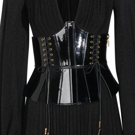 26FW 엘리자베타프랜치 미디 원피스 ABR1566E2 110 NERO - ELISABETTA FRANCHI