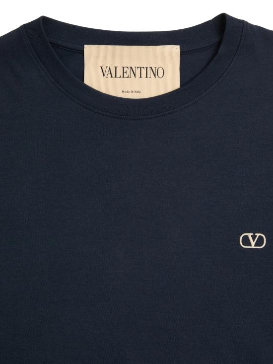 26FW 발렌티노 가라바니 반팔 티셔츠 VMG10VBMM 598 NAVY - VALENTINO GARAVANI