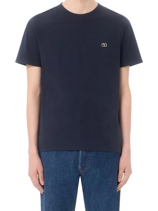 26FW 발렌티노 가라바니 반팔 티셔츠 VMG10VBMM 598 NAVY - VALENTINO GARAVANI