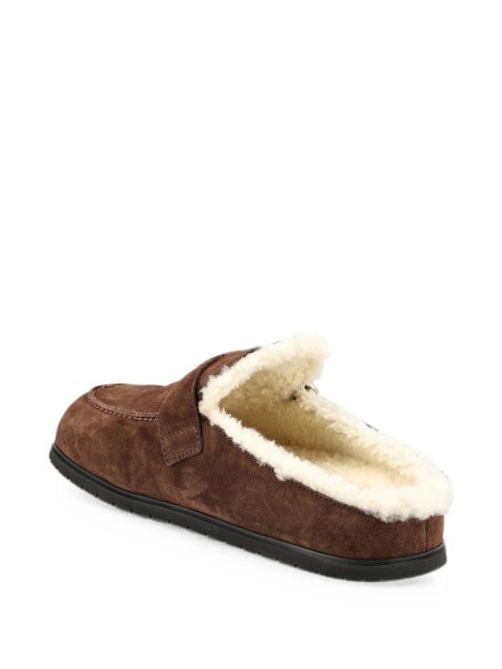 26FW 프라다 스웨이드 셔링 뮬 1R548O JFT Brown - PRADA