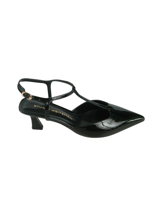 26FW 스튜어트 와이츠먼 힐/펌프스 VINNIE T STRAP PUMP BLACK