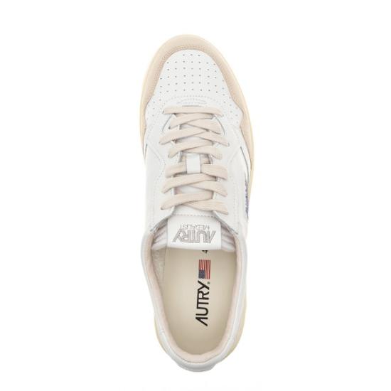 26FW 오트리 메달리스트 로우 스니커즈 AULMLS33 White - AUTRY