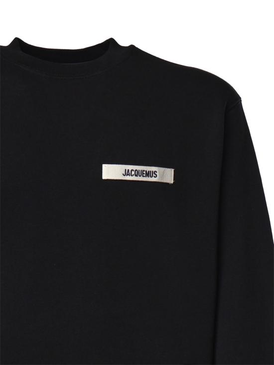 26FW 자크뮈스 그로그랭 스웨트 셔츠 SSM00206AJ00126 990 BLACK - JACQUEMUS