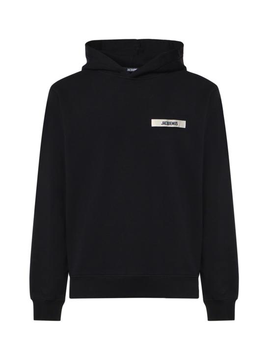 26FW 자크뮈스 그로그랭 후드 티셔츠 HOM00247AJ00126 990 BLACK