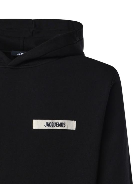 26FW 자크뮈스 그로그랭 후드 티셔츠 HOM00247AJ00126 990 BLACK - JACQUEMUS