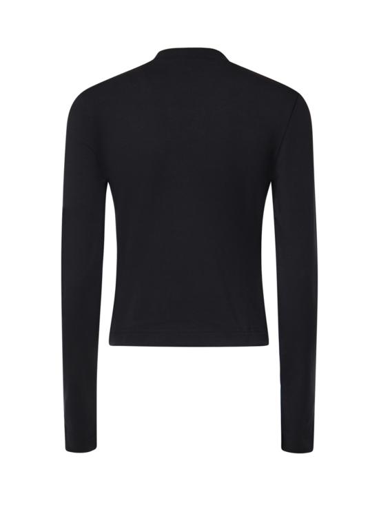 26FW 자크뮈스 그로그랭 로고 롱슬리브 티셔츠 TSW00155AJ00124 990 BLACK - JACQUEMUS