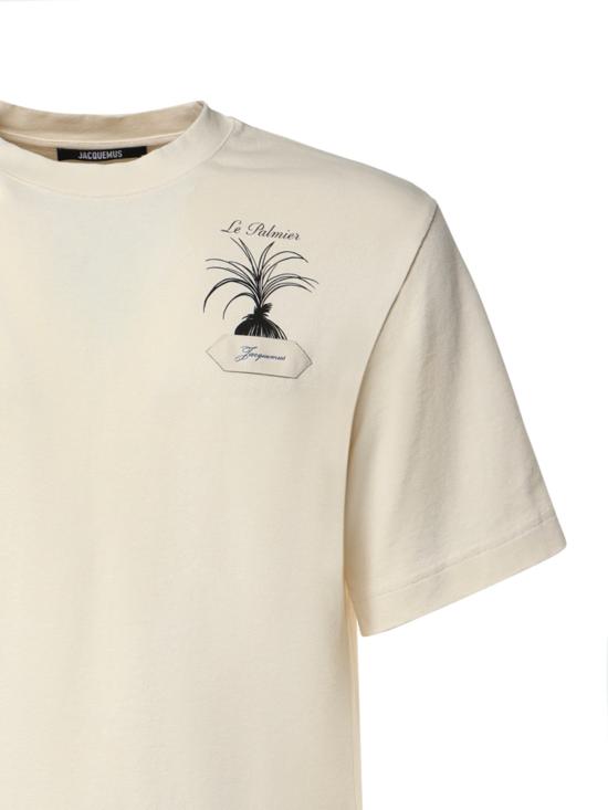 26FW 자크뮈스 반팔 티셔츠 TSU00354AJ00226 1PZ PALMIER PRINT CALISSON - JACQUEMUS