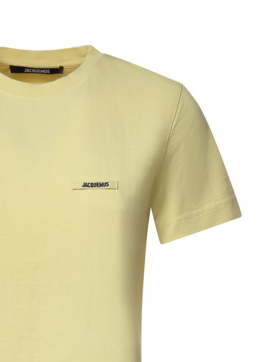 26FW 자크뮈스 그로그랭 로고 솟슬리브 티셔츠 TSW00550AJ00029 205 PALE YELLOW - JACQUEMUS