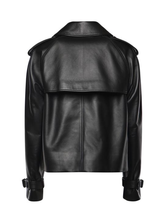 26FW 버버리 가죽 자켓 8127296 A1189 BLACK - BURBERRY