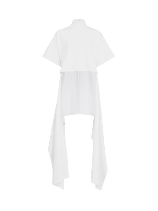 26FW 알라이아 반팔 티셔츠 AA9I0031J095D 000 WHITE