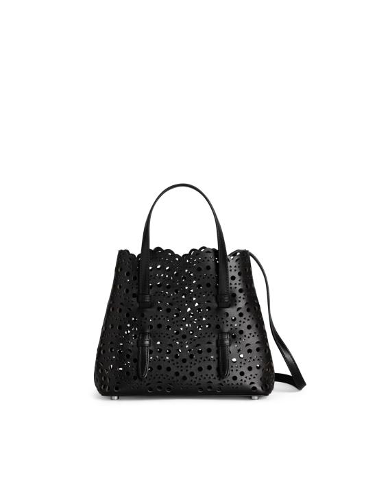 26FW 알라이아 비엔 웨이브 럭스 카프스킨 미나 20 백 AA1S06720I251 999 BLACK