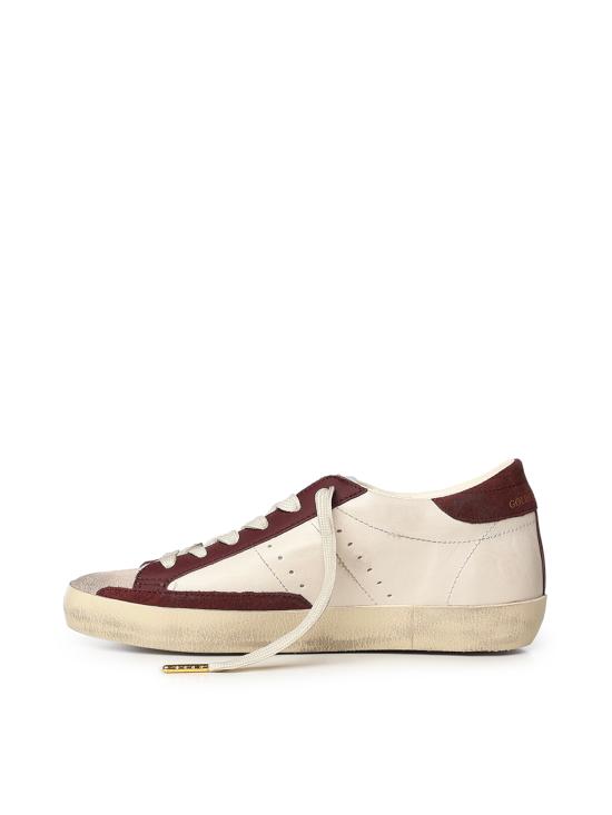 26FW 골든구스 스니커즈 GWF01002 F00876115993 BUTTER BEIGE BURGUNDY - GOLDEN GOOSE