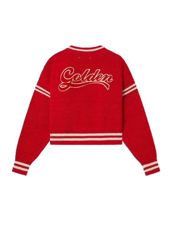 26FW 골든구스 스웨터 GWP02794 P00267240605 TOMATO RED - GOLDEN GOOSE