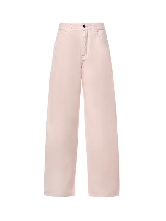 26FW 알라이아 스트레이트 팬츠 AA9P1215D028D 416 PINK