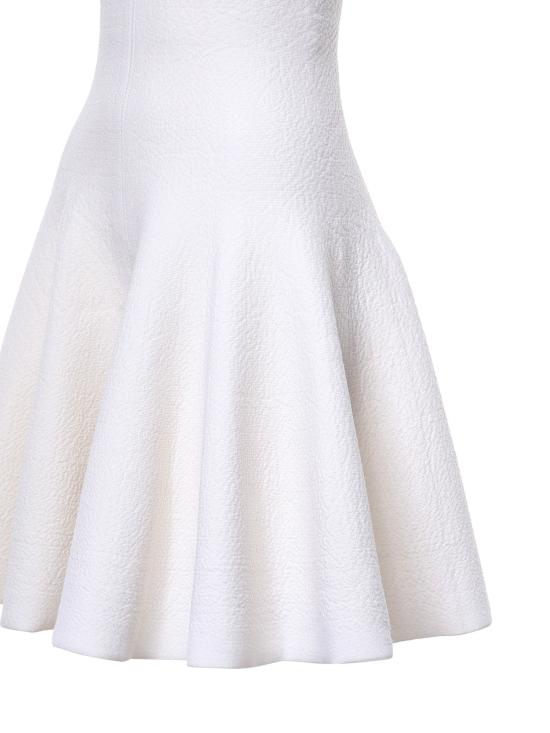 26FW 알라이아 숏 원피스 AA9R3116K212D 054 BLANC NATUREL - ALAIA