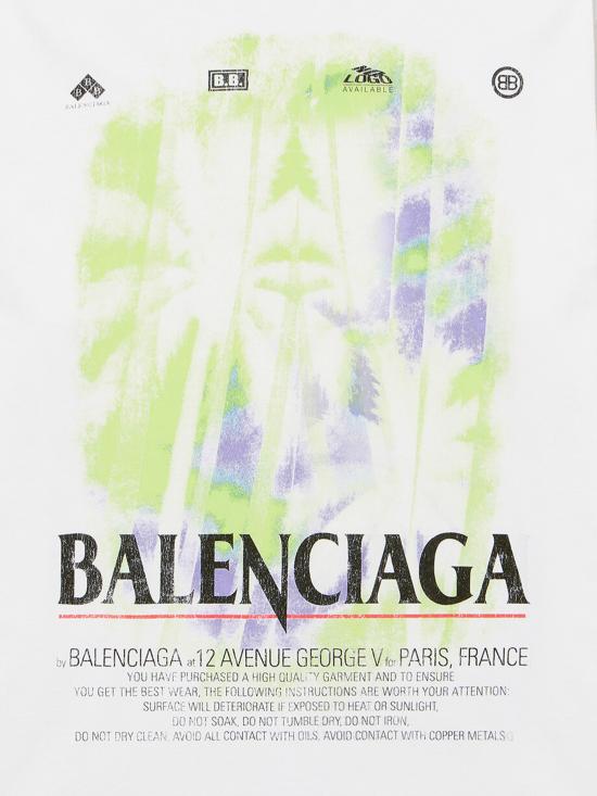 26FW 발렌시아가 더 윈도우 미디움 핏 티셔츠 764235 TUV079000 WHITE - BALENCIAGA