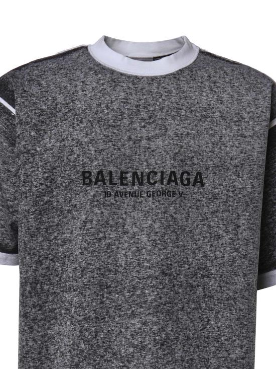 26FW 발렌시아가 반팔 티셔츠 764235 TUVS21000 BLACK - BALENCIAGA