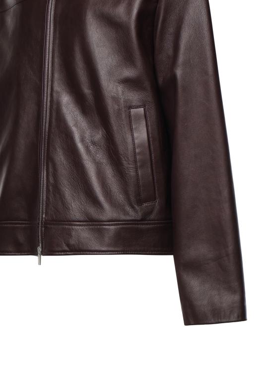 26FW 라르디니 가죽 자켓 ACWOODY AC67083450 BROWN - LARDINI