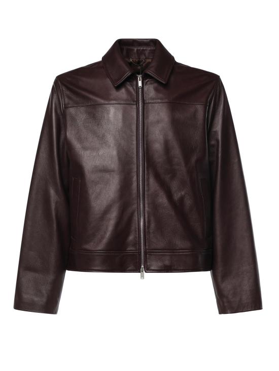 26FW 라르디니 가죽 자켓 ACWOODY AC67083450 BROWN