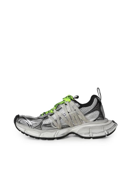 26FW 발렌시아가 3XL 인터레이스 스니커즈 863644 W3XTL1177 GREY NEON YELLOW - BALENCIAGA