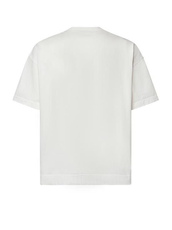 26FW 씨피 컴퍼니 반팔 티셔츠 21CMTS163A 005697G103 Gauze white - C.P. COMPANY