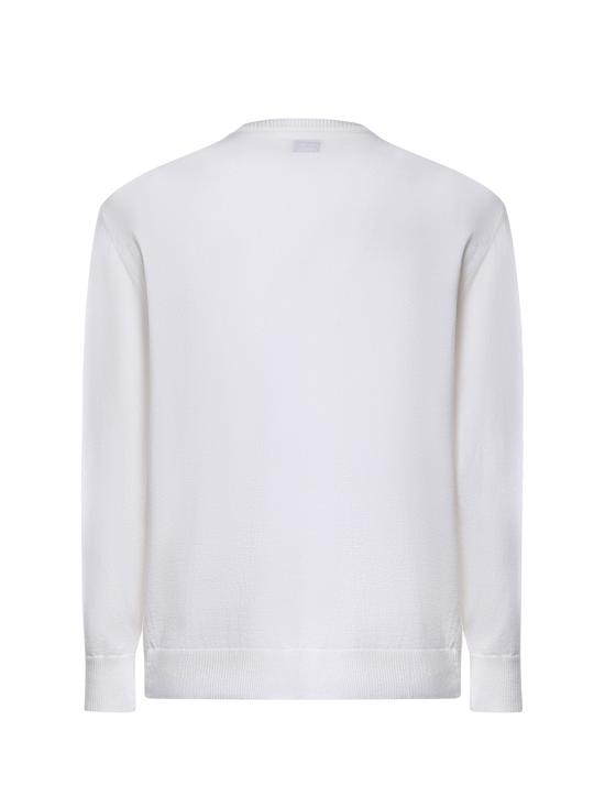 26FW 씨피 컴퍼니 스웨터 21CMKN069A 005528A103 GAUZE WHITE - C.P. COMPANY