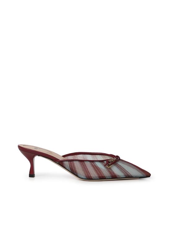 26FW 펜디 뮬/슬리퍼 8R9012 AY2NF1XHS BURGUNDY LIGHT BLUE