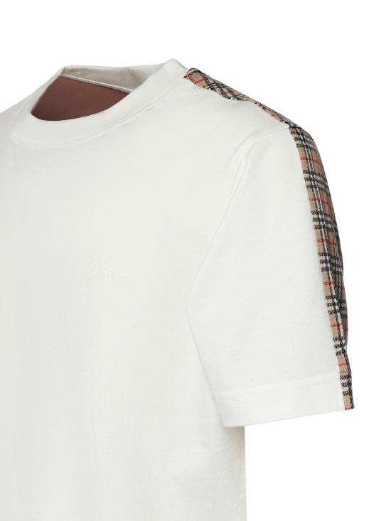 26FW 버버리 반팔 티셔츠 8127609 B7078 CHALK - BURBERRY