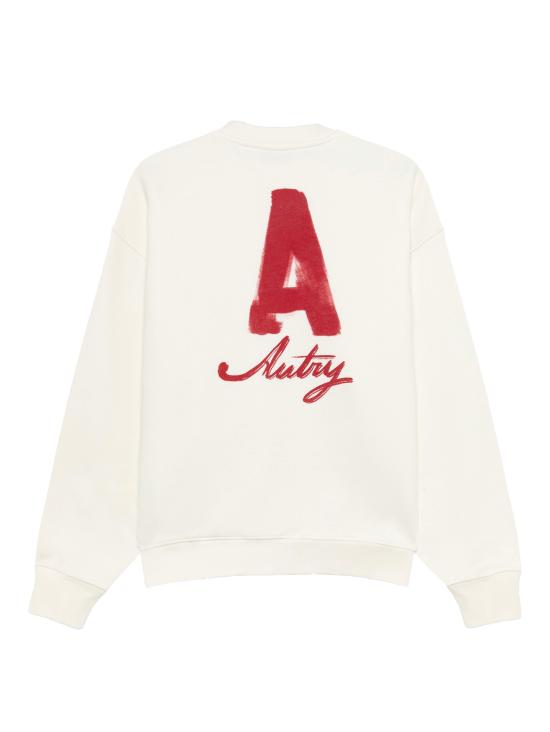 26FW 오트리 긴팔 티셔츠 SWPX 114A ALABASTER - AUTRY