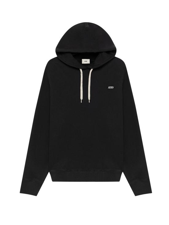26FW 오트리 로고 후드 티셔츠 HOPM 002K BLACK