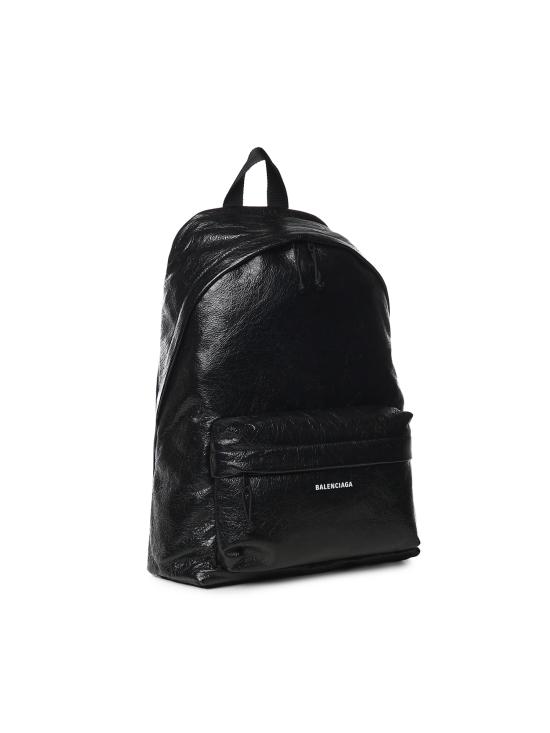 26FW 발렌시아가 로고 패치 익스플로러 백팩 503221 1VG071000 BLACK - BALENCIAGA