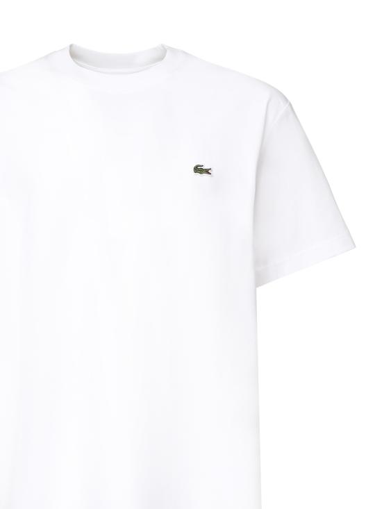 26FW 라코스테 반팔 티셔츠 TH7318 001 WHITE - LACOSTE