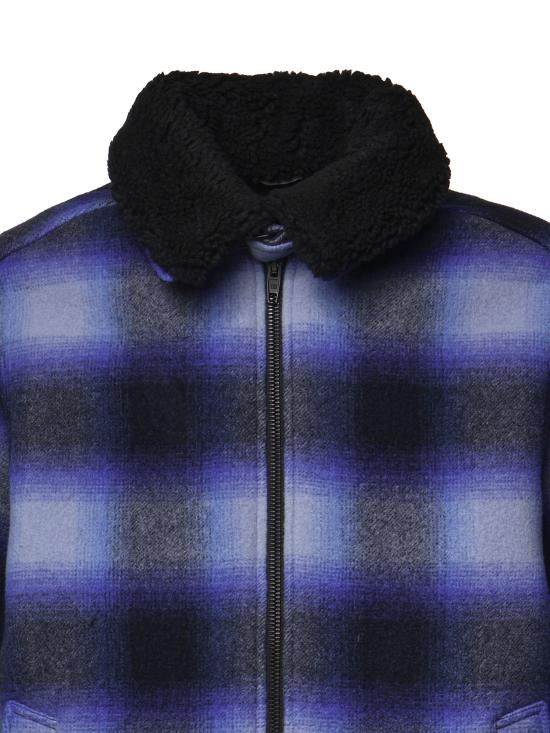 26FW 발렌시아가 수트 자켓 A001YN TRU1333964 BLUE BLACK - BALENCIAGA