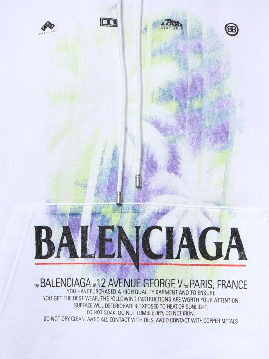 26FW 발렌시아가 긴팔 티셔츠 858143 TUVZ99000 WHITE - BALENCIAGA