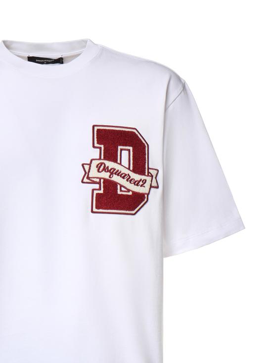 26FW 디스퀘어드2 반팔 티셔츠 S74GD1605 D20033100 WHITE - DSQUARED2