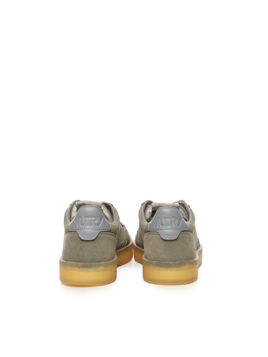 26FW 오트리 메달리스트 로우 스니커즈 AULM HQ03 CREPE SMOKED GREEN NIGHT OWL - AUTRY