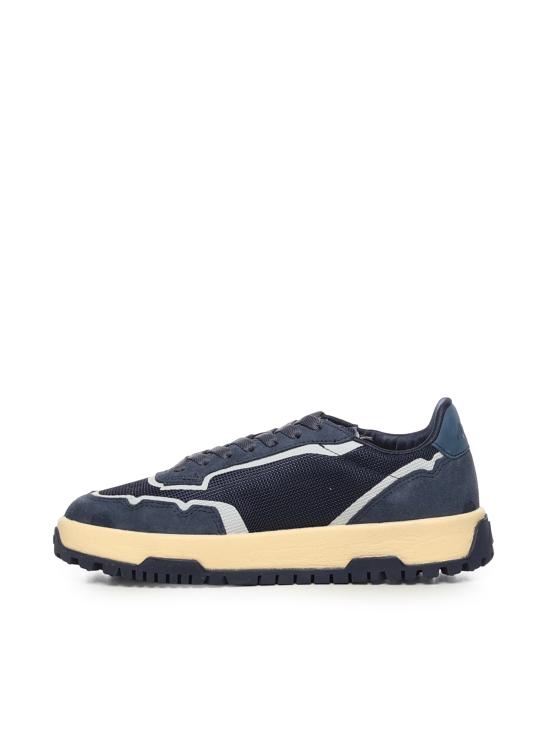 26FW 오트리 WILDPACE 로우 스니커즈 립스탑 나일론 가죽 LDLM AK12 BLUE - AUTRY