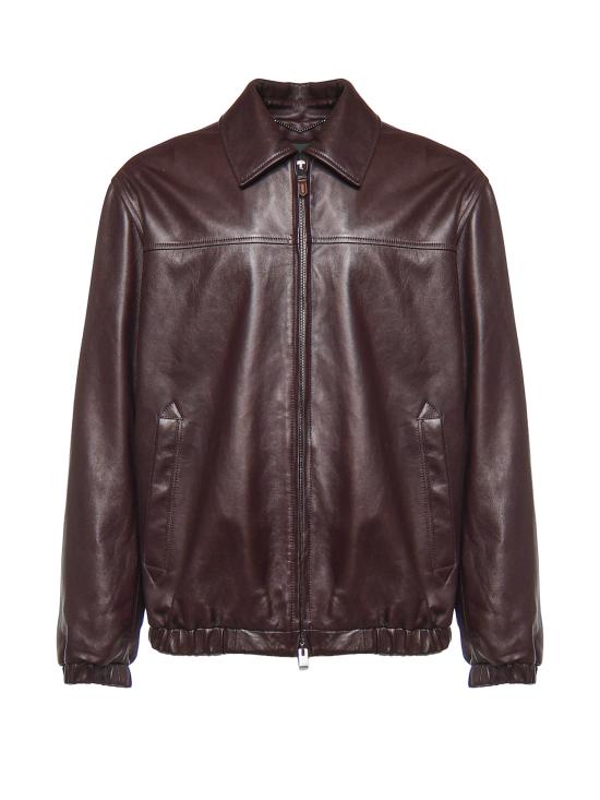 26FW 카날리 가죽 자켓 O70533 LE00331901 BURGUNDY