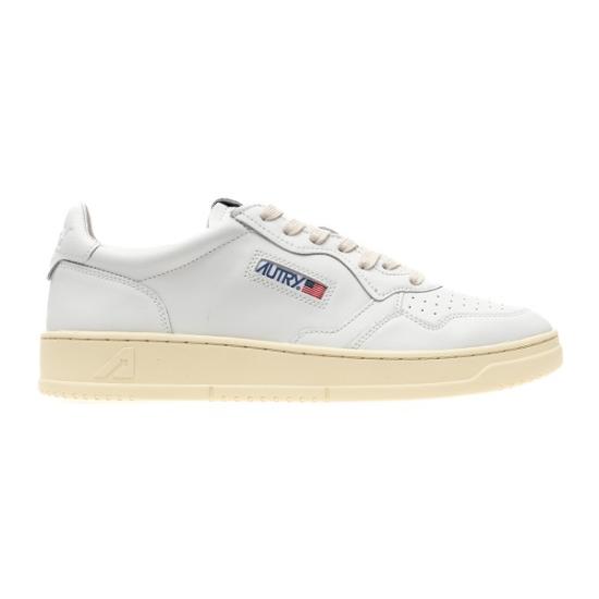 26FW 오트리 메달리스트 로우 레더 스니커즈 AULWLL15 White