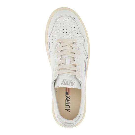 26FW 오트리 메달리스트 로우 레더 스니커즈 AULWLL05 White - AUTRY