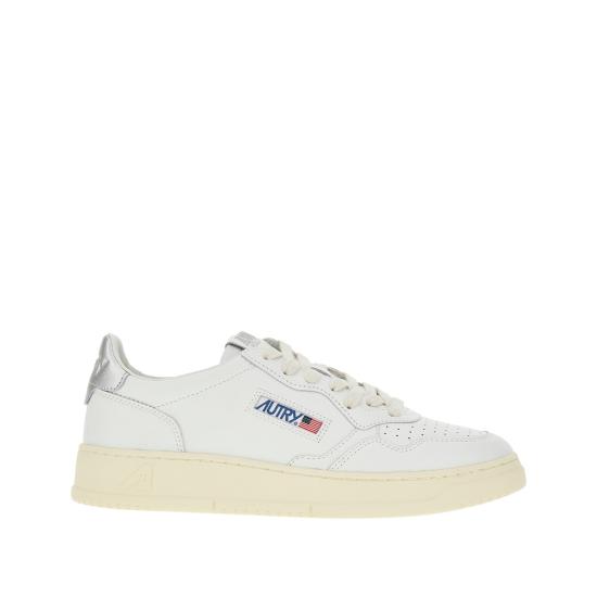 26FW 오트리 메달리스트 로우 레더 스니커즈 AULWLL05 White