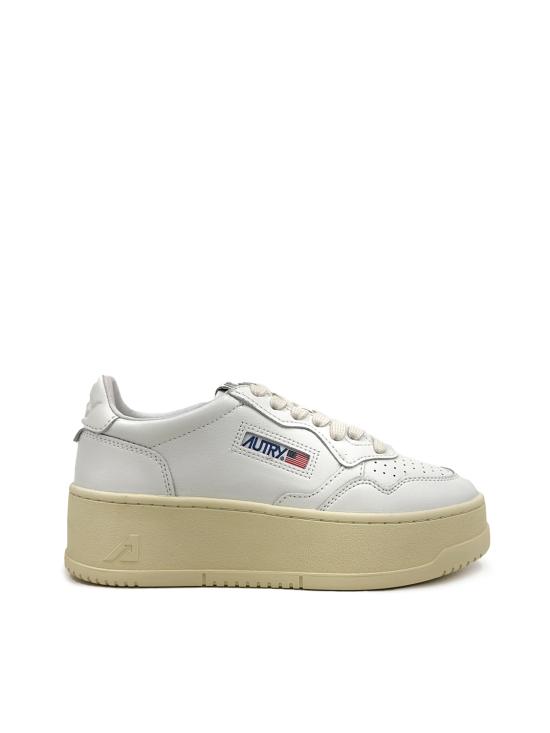 26FW 오트리 메달리스트 플랫폼 스니커즈 PTLW LL15 WHITE - AUTRY