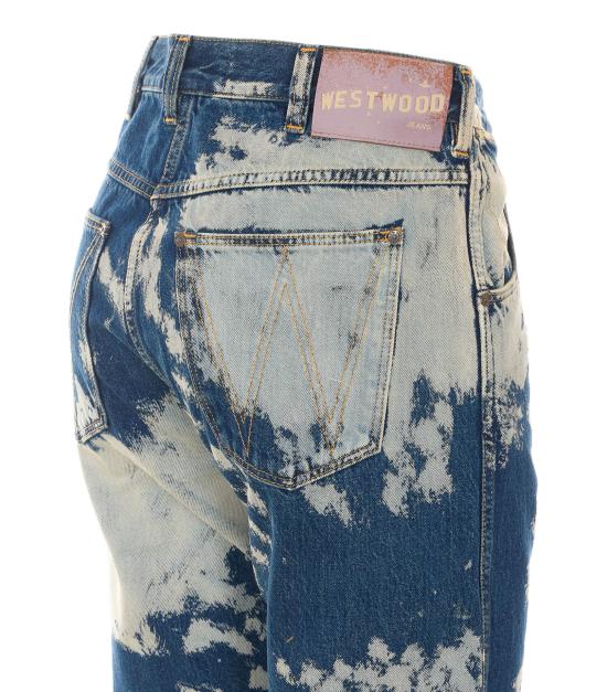26FW 비비안웨스트우드 벨티드 스웨이드 가죽 자켓 3902000N W01LYK409 Blue - VIVIENNE WESTWOOD