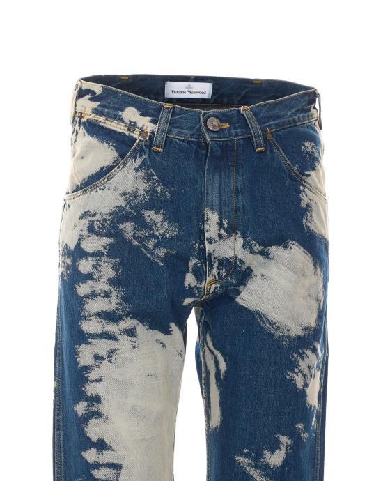 26FW 비비안웨스트우드 벨티드 스웨이드 가죽 자켓 3902000N W01LYK409 Blue - VIVIENNE WESTWOOD