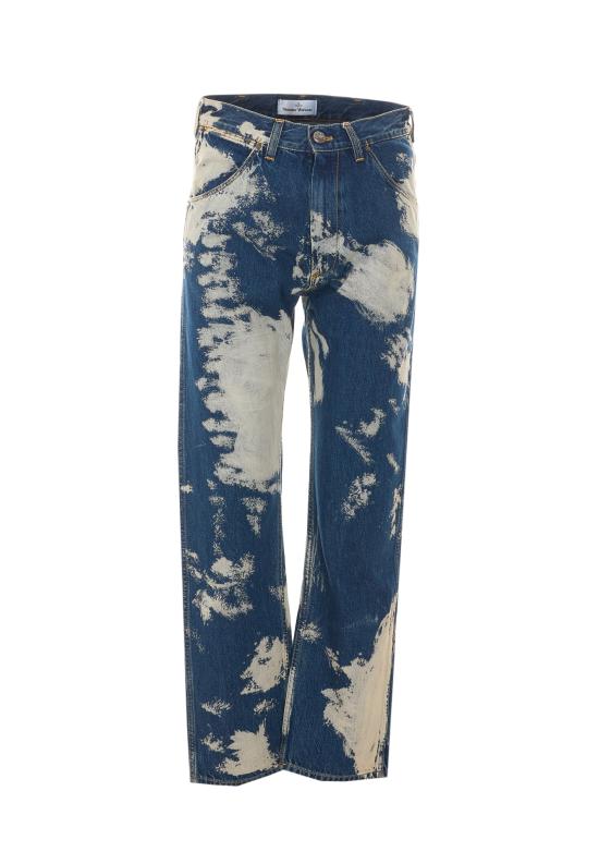 26FW 비비안웨스트우드 벨티드 스웨이드 가죽 자켓 3902000N W01LYK409 Blue