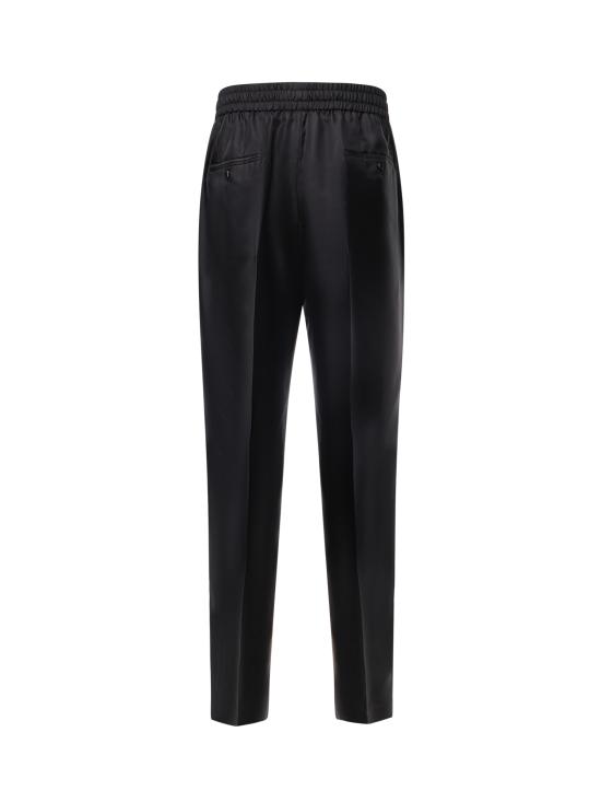 26FW 돌체앤가바나 스트레이트 팬츠 GP12QZ FU1XBN0000 BLACK - DOLCE & GABBANA