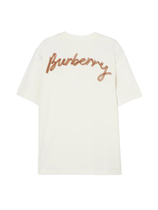 26FW 버버리 반팔 티셔츠 8132688 B7078 CHALK - BURBERRY